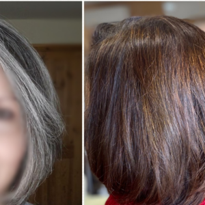 COLORATION VEGETALE cheveux blancs marron bretagne