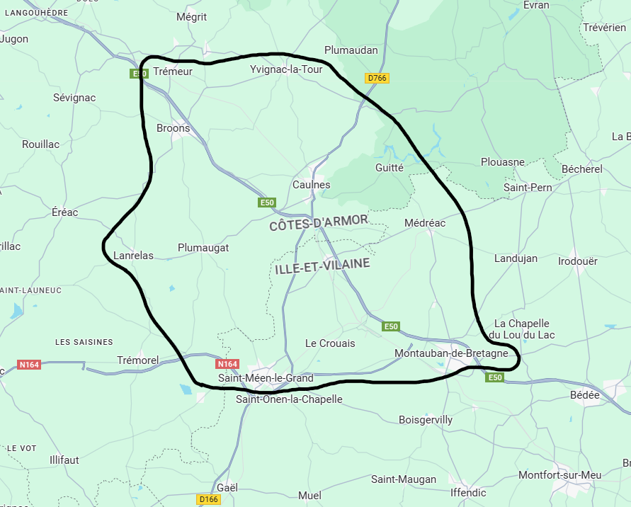 Secteur coiffeuse a domicile Côtes d'Amor Ille-et-Vilaine